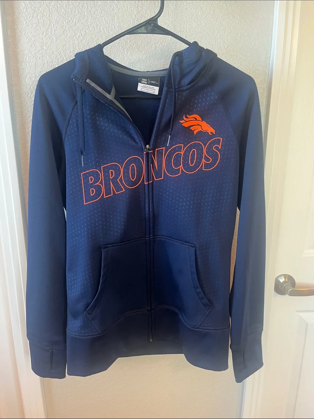 Nike NFL Denver Broncos full zip therma fit jacket women’s S